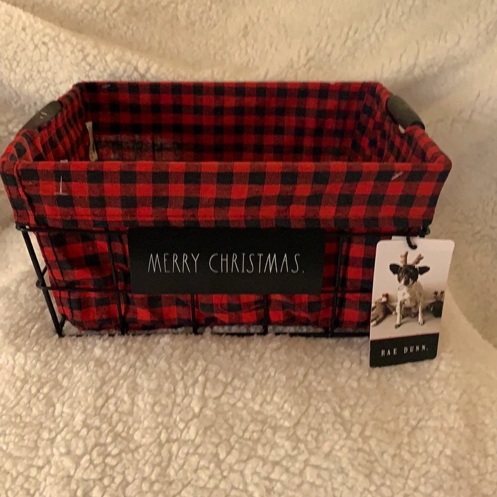 Rae Dunn Christmas basket